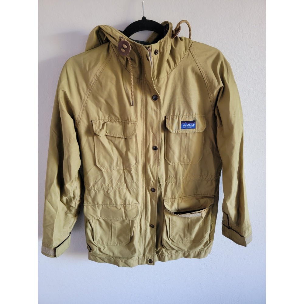Penfield Tan Thick 4 Pocket Size Small Jacket Raincoat